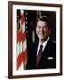 Official Portrait of President Reagan Taken on February 7 1981. Po-Usp-Reagan_Na-12-0060M-null-Framed Photo