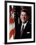 Official Portrait of President Reagan Taken on February 7 1981. Po-Usp-Reagan_Na-12-0060M-null-Framed Photo