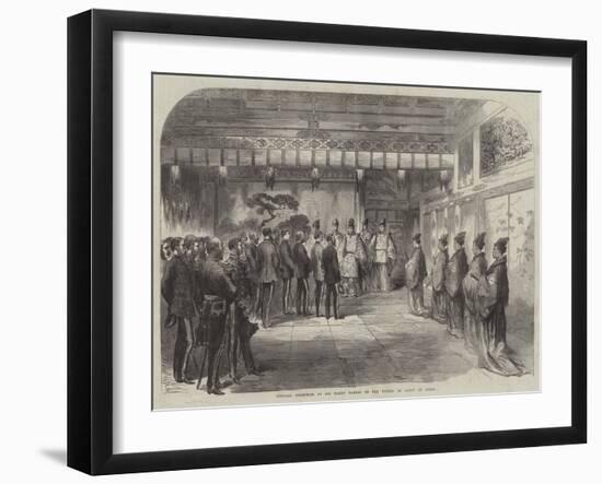 Official Reception of Sir Harry Parkes by the Tycoon of Japan at Osaca-null-Framed Giclee Print