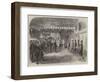 Official Reception of Sir Harry Parkes by the Tycoon of Japan at Osaca-null-Framed Giclee Print