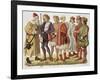 Official Robes of 15th Century Bavarian Dukes, From, Miniature-null-Framed Giclee Print