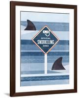 Official Snorkeling Area-Hannes Beer-Framed Art Print