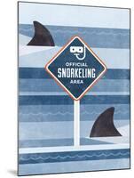 Official Snorkeling Area-Hannes Beer-Mounted Art Print