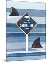 Official Snorkeling Area-Hannes Beer-Mounted Art Print