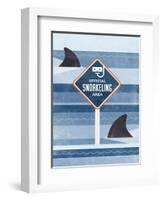 Official Snorkeling Area-Hannes Beer-Framed Art Print