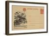 Official Soviet Russian Military Postcard Issued to Troops in World War II-null-Framed Giclee Print