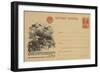 Official Soviet Russian Military Postcard Issued to Troops in World War II-null-Framed Giclee Print