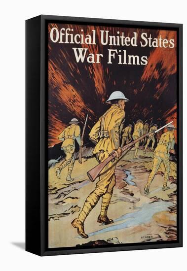 Official United States War Films Poster-null-Framed Stretched Canvas