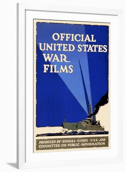 Official United States War Films-U.S. Gov't-Framed Art Print