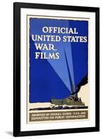 Official United States War Films-U.S. Gov't-Framed Art Print