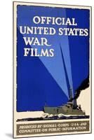 Official United States War Films-U.S. Gov't-Mounted Art Print