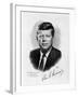 Official White House Portrait John Fitzgerald Kennedy 35th American President-null-Framed Photographic Print