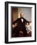 Official White House Portrait of President John Tyler-George Peter Alexander Healy-Framed Giclee Print