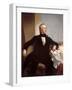 Official White House Portrait of President John Tyler-George Peter Alexander Healy-Framed Giclee Print