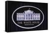 Official White House Sign-null-Framed Stretched Canvas