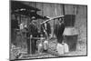 Officials Posing with Moonshine Still Apparatus-null-Mounted Photographic Print