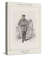 Officier De Marine, Le Commandant Durassier-Charles Albert d'Arnoux Bertall-Stretched Canvas