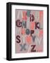 Offset Alphabet-Myriam Tebbakha-Framed Giclee Print