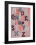 Offset Alphabet-Myriam Tebbakha-Framed Giclee Print