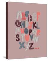 Offset Alphabet-Myriam Tebbakha-Stretched Canvas