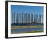 Offshore Oil Rigs at the Baku Bay, Near Baku, Azerbaijan, Central Asia, Asia-Michael Runkel-Framed Photographic Print