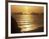 Offshore Seastacks and Sunset, Bandon Beach State Park, Oregon, USA-Adam Jones-Framed Photographic Print