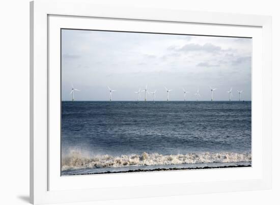 Offshore Wind Farm-Victor De Schwanberg-Framed Photographic Print