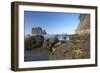 Offsore Sea Stacks and Tidepools with Ochre Sea Stars-null-Framed Photographic Print