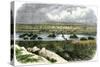 Ogalalla, Nebraska, on the South Platte River, Railroad Shipping Point for Texas Cattle Drives-null-Stretched Canvas