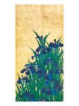 Irises, Japanese-Ogata Korin-Stretched Canvas