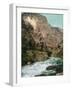 Ogden Canyon, Utah, View of the First Bridge-Lantern Press-Framed Art Print