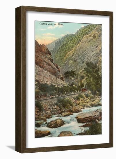 Ogden Canyon, Utah-null-Framed Art Print