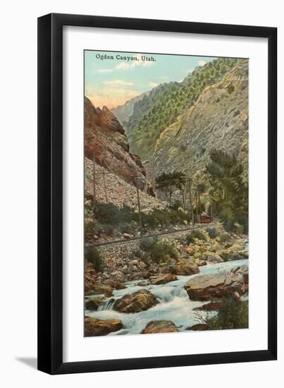 Ogden Canyon, Utah-null-Framed Art Print