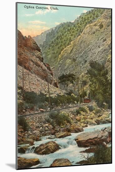 Ogden Canyon, Utah-null-Mounted Art Print