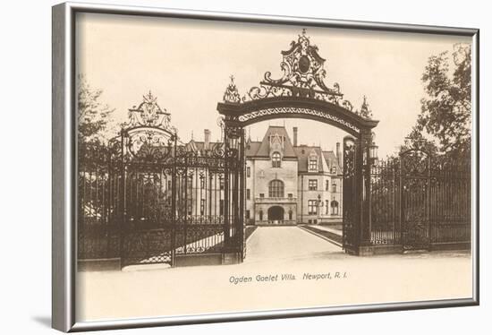 Ogden Goelet Villa, Newport, Rhode Island-null-Framed Art Print