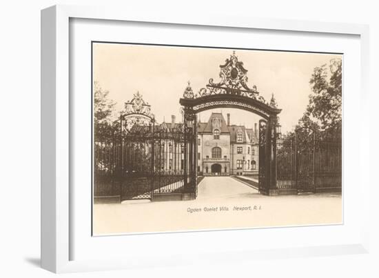 Ogden Goelet Villa, Newport, Rhode Island-null-Framed Art Print