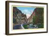 Ogden, Utah, Ogden Canyon View of Trout Stream-Lantern Press-Framed Art Print