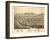 Ogden, Utah - Panoramic Map-Lantern Press-Framed Art Print