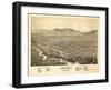 Ogden, Utah - Panoramic Map-Lantern Press-Framed Art Print