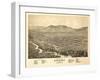 Ogden, Utah - Panoramic Map-Lantern Press-Framed Art Print