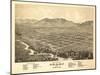 Ogden, Utah - Panoramic Map-Lantern Press-Mounted Art Print