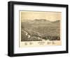 Ogden, Utah - Panoramic Map-Lantern Press-Framed Art Print