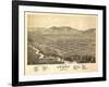 Ogden, Utah - Panoramic Map-Lantern Press-Framed Art Print