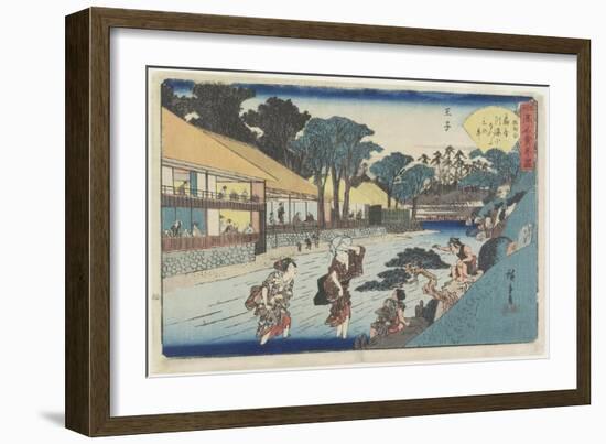 Ogiya at Oji, C. 1835-1842-Utagawa Hiroshige-Framed Giclee Print