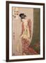 Ôgiya Hanaôgi (Colour Woodcut)-Kitagawa Utamaro-Framed Giclee Print