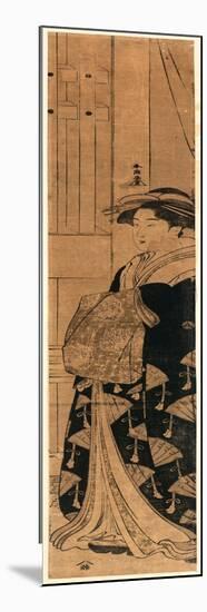 Ogiya Hanaogi Yujo-Katsukawa Shuncho-Mounted Giclee Print