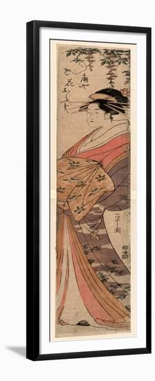 Ogiya Hanaogi-Hosoda Eishi-Framed Premium Giclee Print