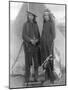 Oglala Chiefs "Red Cloud" and "American Horse" Shake Hands Photograph - Pine Ridge, SD-Lantern Press-Mounted Art Print