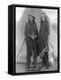 Oglala Chiefs "Red Cloud" and "American Horse" Shake Hands Photograph - Pine Ridge, SD-Lantern Press-Framed Stretched Canvas