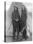 Oglala Chiefs "Red Cloud" and "American Horse" Shake Hands Photograph - Pine Ridge, SD-Lantern Press-Stretched Canvas
